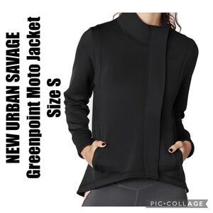 Urban Savage Black Moto Jacket